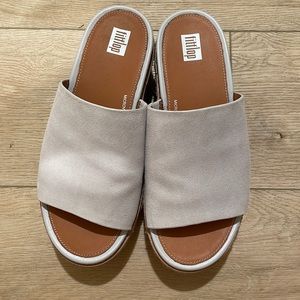 Fitflop Eloise espadrille wedge sandals size 6